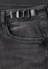 Mid Waist Wide Leg Jeans im Loose Fit black washed