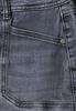 Mid Waist Wide Leg Jeans im Loose Fit steel grey washed