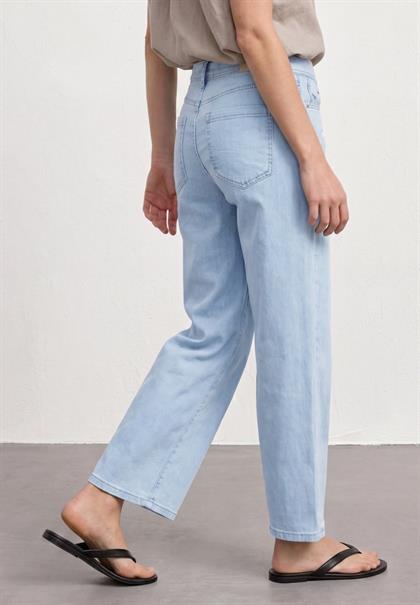 Mid Waist Wide Leg Jeans im Loose Fit ultra bleached wash