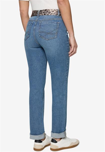 middle blue denim