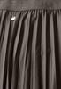 Midi Plissée Rock nomad brown