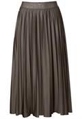 Midi Plissée Rock nomad brown