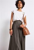 Midi Plissée Rock nomad brown