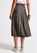 Midi Plissée Rock nomad brown