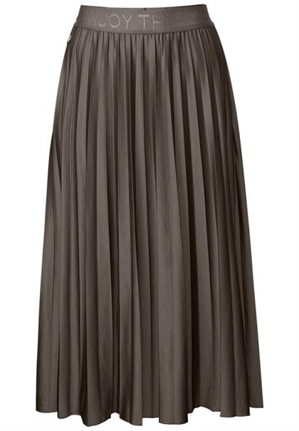 Midi Plissée Rock nomad brown