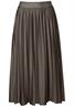 Midi Plissée Rock nomad brown