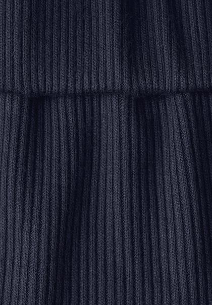 Midi-Rock mit Ripp-Struktur deep blue