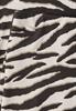 Midi-Rock mit Schlitz und Animal Print espresso brown