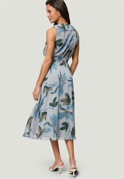 Midikleid creamblue