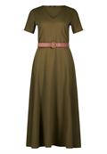 Midikleid dark olive