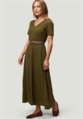 Midikleid dark olive