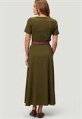 Midikleid dark olive