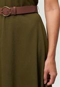 Midikleid dark olive