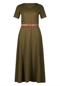 Midikleid dark olive