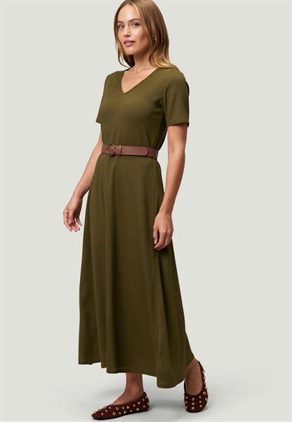 Midikleid dark olive