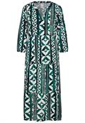 Midikleid mit Print cool vintage green