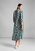 Midikleid mit Print cool vintage green
