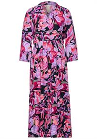 Midikleid mit Print magnolia pink