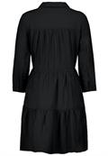Midikleid mit Volants black