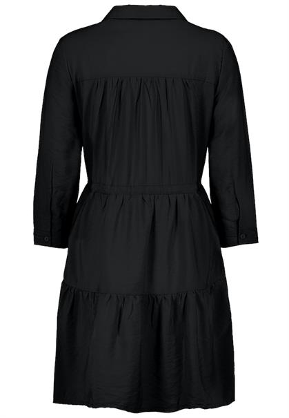 Midikleid mit Volants black