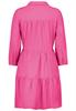 Midikleid mit Volants ruby pink