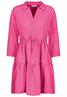 Midikleid mit Volants ruby pink