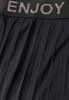 Midirock aus Mesh in Unifarbe black