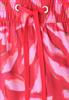 Midirock mit Elastikbund und Print salsa red