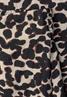 Midirock mit Mid Waist und Print black