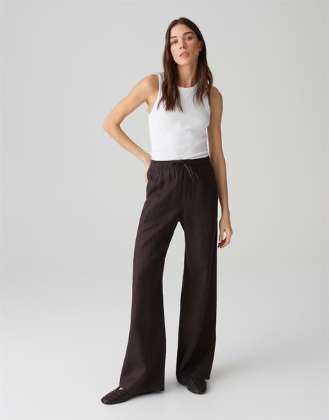 Mileni linen midnight brown
