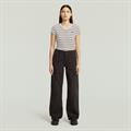 milk-maroon double stripe