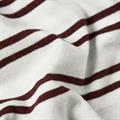 milk-maroon double stripe