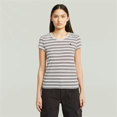 milk-maroon double stripe