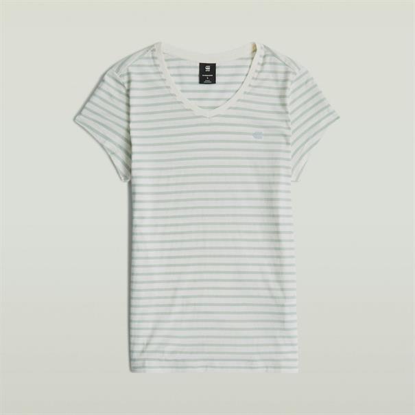 milk-pale green stripe