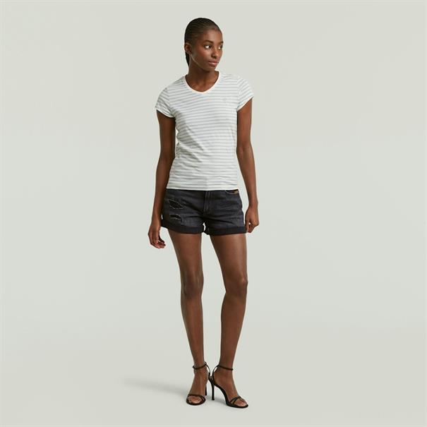 milk-pale green stripe