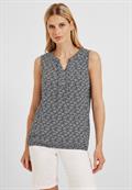 Minimalprint Bluse carbon grey