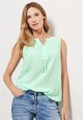 Minimalprint Bluse fresh salvia green