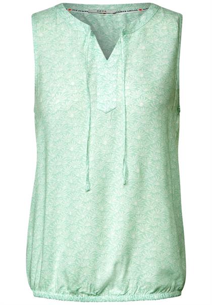 Minimalprint Bluse fresh salvia green