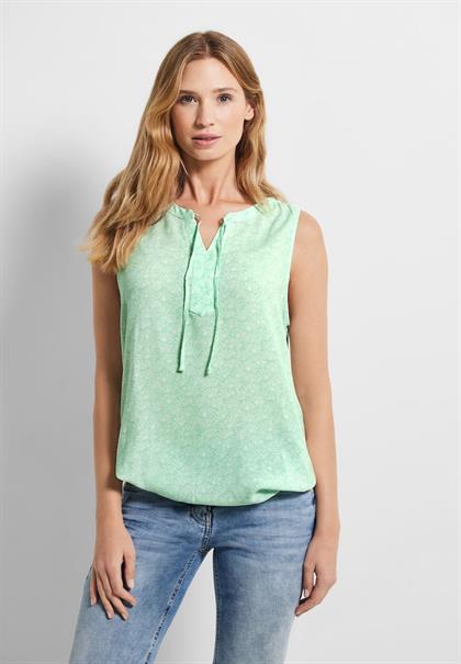 Minimalprint Bluse fresh salvia green