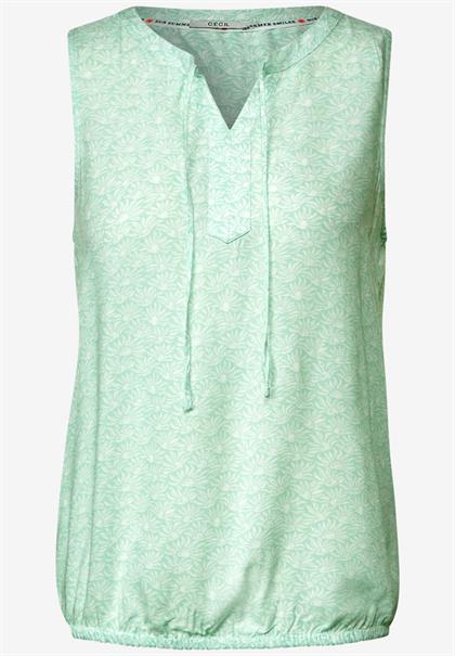 Minimalprint Bluse fresh salvia green