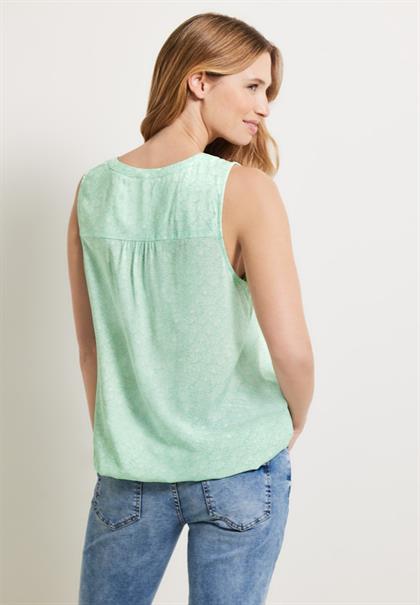 Minimalprint Bluse fresh salvia green