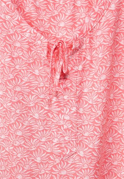 Minimalprint Bluse soft pink
