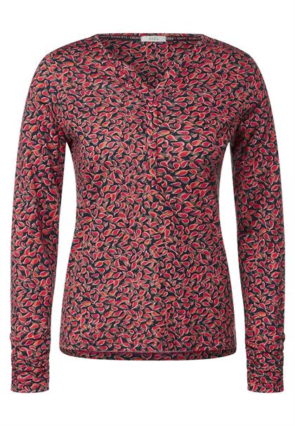 Minimalprint Tunikashirt cosy coral