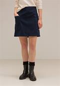 Minirock in Woll-Optik deep blue
