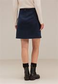 Minirock in Woll-Optik deep blue