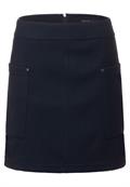 Minirock in Woll-Optik deep blue