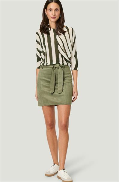 Minirock mit Gürtel pale khaki