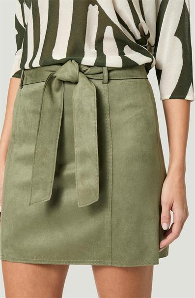 Minirock mit Gürtel pale khaki