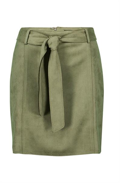 Minirock mit Gürtel pale khaki