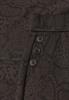 Minirock mit Snake-Print und Knopfdetails charred brown